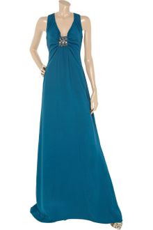 Valentino Roma Crystal and Beadembellished Silk Gown - Lyst