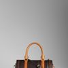 Burberry Medium Leather Bowling Bag in Brown (chocolate) - Lyst