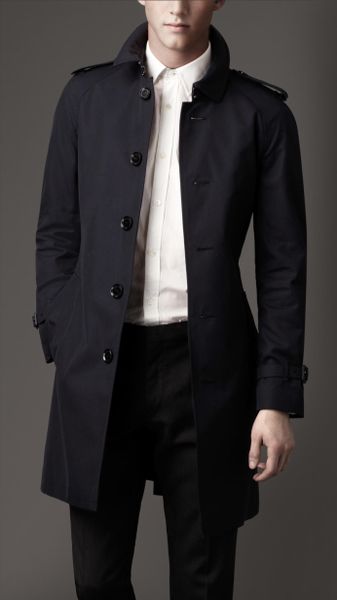 Cotton Gabardine Trench Coat