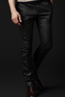 Burberry Prorsum Slim Fit Linen Trousers - Lyst
