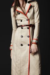 Burberry Prorsum Stretch Gabardine Trench