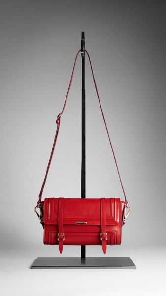  Framed Leather Crossbody Bag 