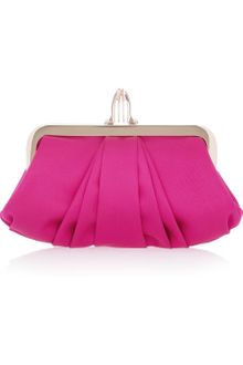 Christian Louboutin Mini Loubi Lula Satin Frame Clutch - Lyst