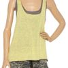 Cut25 Knotted Wovenlinen Top in Yellow - Lyst