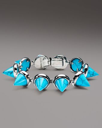 Eddie Borgo Turquoise Cone Bracelet - Lyst