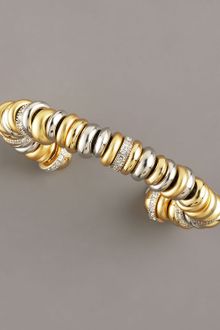 Giles & Brother By Philip Crangi Mixed-metal & Pave Cuff - Lyst