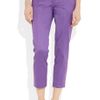 Gucci Stretch Cottontwill Cropped Pants in Purple (lilac) - Lyst
