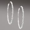 Ippolita Diamond Hoop Earrings in Silver - Lyst