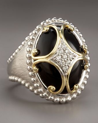Judefrances Jewelry Onyx Maltese Cross Ring - Lyst