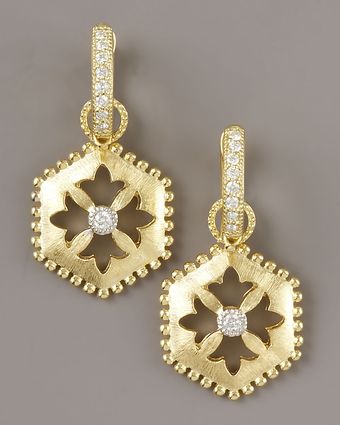 Judefrances Jewelry Topaz Hexagonal Charms - Lyst