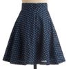 Modcloth A Chance Of Showers Skirt in Blue (navy) - Lyst