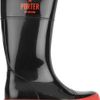 Moschino Cheap & Chic WetAPorter PatentRubber Boots in Black - Lyst