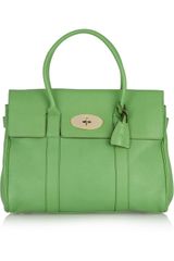 Mulberry Bayswater Textured-leather Bag