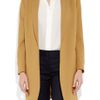 Stella Mccartney Woolblend Hopsack Coat in Brown (tobacco) - Lyst