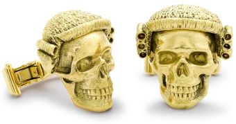 Theo Fennell Gold Skull Lawyer Cufflinks - Lyst