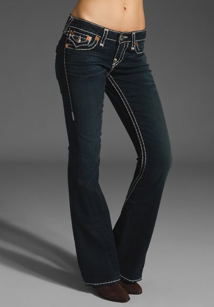 True Religion Joey Super T Flare Leg in Blue (ransack) - Lyst