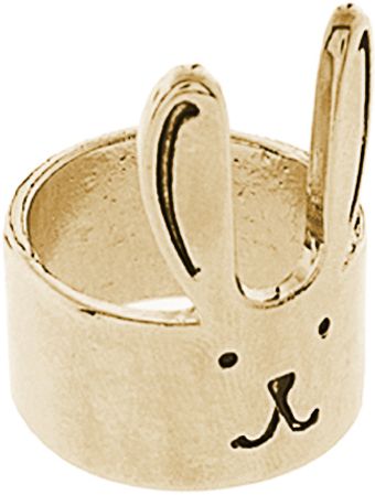 ASOS Collection Asos Gold Bunny Ears Ring - Lyst