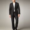 Burberry Basic Twobutton Suit in Black for Men - Lyst