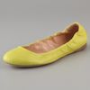 Jil Sander Elastic Topline Flats in Yellow - Lyst