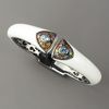 M.c.l By Matthew Campbell Laurenza Art Deco Enamel Bangle, White in White (multi colors) - Lyst