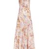Theyskens' Theory Marble Print Maxi Dress in Pink - Lyst