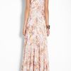 Theyskens' Theory Marble Print Maxi Dress in Pink - Lyst