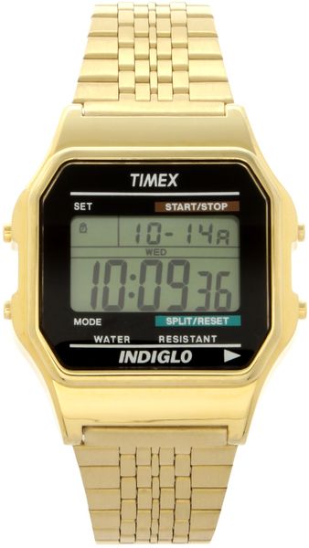 Timex® Timex 80 Gold Metal Watch in Gold - Lyst