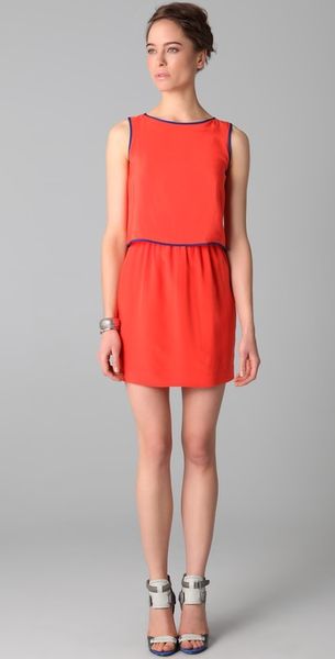 Cut25 Sleeveless Dress with Draped Back in Orange (marine) - Lyst
