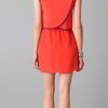 Cut25 Sleeveless Dress with Draped Back in Orange (marine) - Lyst
