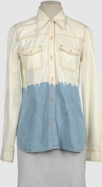 Dries Van Noten Denim Shirts - Lyst