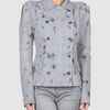 John Galliano Blazer in Blue (grey) - Lyst