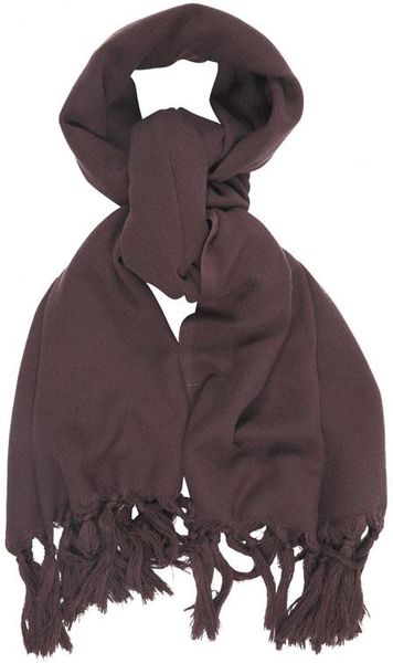 Love Quotes Rayon Poly Blend Wrap Scarf With 4 Knotted Fringe in Brown ...