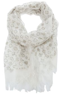 Marc By Marc Jacobs Printed Scarf - Lyst