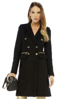 Michael by Michael Kors Long Military Trench - Lyst