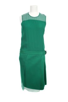Reed Krakoff Sleeveless Wrap-around Style Dress in Silk - Lyst