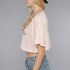 Wildfox The Bahamas Cabana Ultra Short Crop Tee in Pink - Lyst