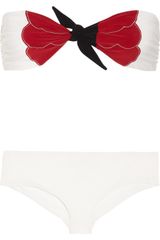 Yves Saint Laurent Bow-front Bandeau Bikini