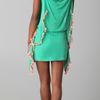 Matthew Williamson Petal Dress in Green - Lyst