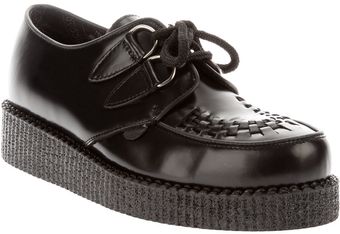 Underground Leather Creepers - Lyst