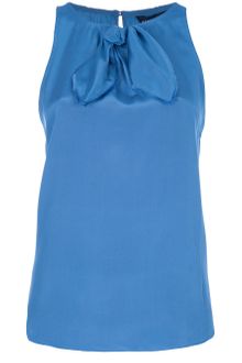 Marc By Marc Jacobs Bow Detail Silk Vest - Lyst