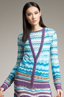 Missoni Cabala Crochet-hem Cardigan - Lyst