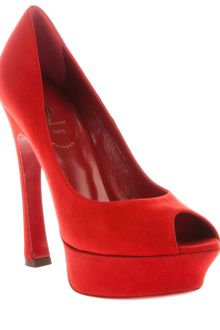 Yves Saint Laurent Palais Peep Toe Pump - Lyst
