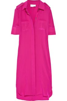 Adam Silk-crepe Shirt Dress - Lyst