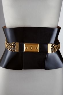 Alexander McQueen Wide Waist-cincher Belt - Lyst