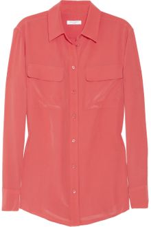 Equipment Signature Washed-silk Shirt - Lyst