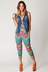 Free People Tiki Print Slouch Pant