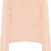 Moschino ButtonBack WoolBlend Sweater in Pink (blush) - Lyst