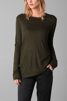 T By Alexander Wang Classic Long Sleeve Pocket Tee - Lyst