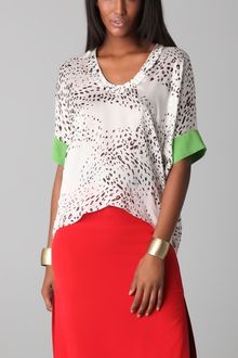 Yigal Azrouel Spotted Tee - Lyst