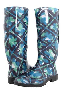 Burberry Floral Print Rain Boots - Lyst